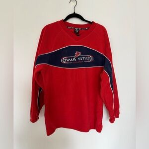 Iowa State Cyclones Red Starter Sweater - vintage cyclone logo